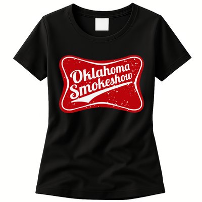 Oklahoma Smokeshow Western Country Music Cowboy Womens T-Shirt