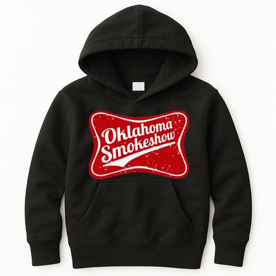 Oklahoma Smokeshow Western Country Music Cowboy Kids Hoodie