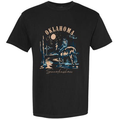 Oklahoma Smokeshow Western Oklahoma Smokeshow Cowboy Rodeo Garment-Dyed Heavyweight T-Shirt