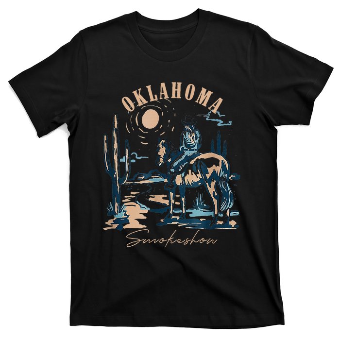 Oklahoma Smokeshow Western Oklahoma Smokeshow Cowboy Rodeo T-Shirt