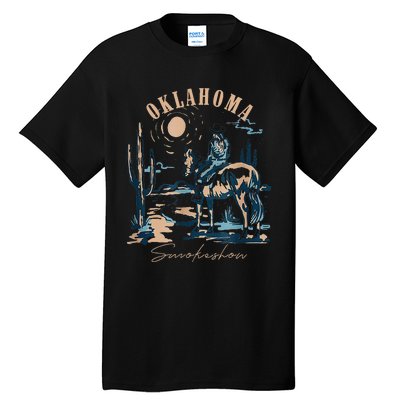 Oklahoma Smokeshow Western Oklahoma Smokeshow Cowboy Rodeo Tall T-Shirt