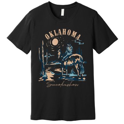 Oklahoma Smokeshow Western Oklahoma Smokeshow Cowboy Rodeo Premium T-Shirt