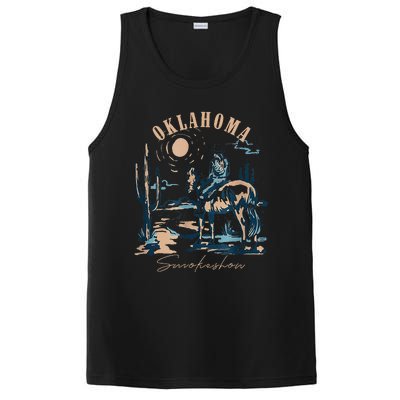 Oklahoma Smokeshow Western Oklahoma Smokeshow Cowboy Rodeo PosiCharge Competitor Tank