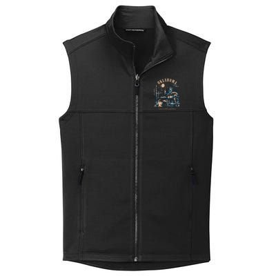 Oklahoma Smokeshow Western Oklahoma Smokeshow Cowboy Rodeo Collective Smooth Fleece Vest