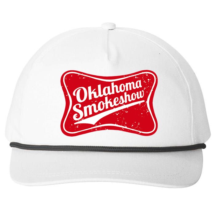 Oklahoma Smokeshow Western Country Music Cowboy Snapback Five-Panel Rope Hat