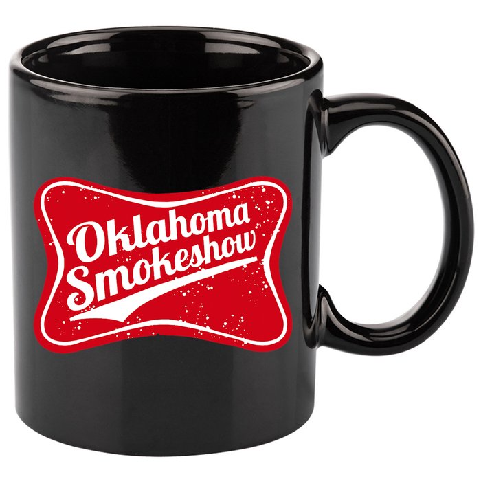 Oklahoma Smokeshow Western Country Music Cowboy 11oz C Handle Ceramic Mug