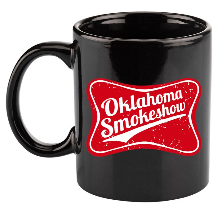 Oklahoma Smokeshow Western Country Music Cowboy 11oz C Handle Ceramic Mug