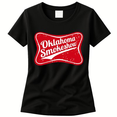 Oklahoma Smokeshow Western Country Music Cowboy Womens T-Shirt