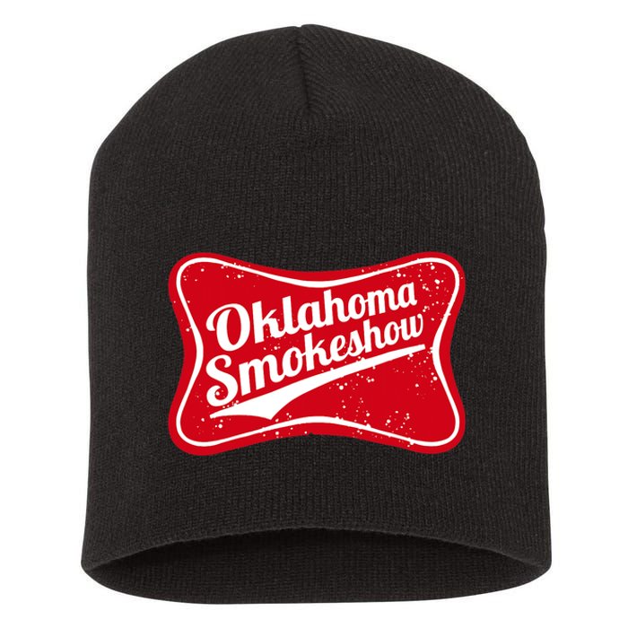 Oklahoma Smokeshow Western Country Music Cowboy Short Acrylic Beanie