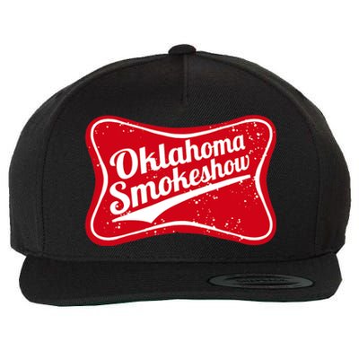 Oklahoma Smokeshow Western Country Music Cowboy Wool Snapback Cap