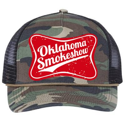 Oklahoma Smokeshow Western Country Music Cowboy Retro Rope Trucker Hat Cap