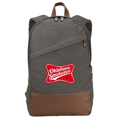 Oklahoma Smokeshow Western Country Music Cowboy Cotton Canvas Backpack