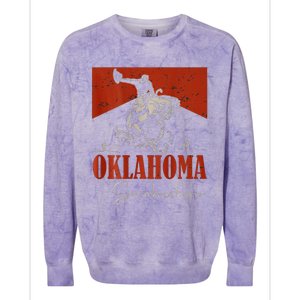 Oklahoma Smokeshow Western Rodeo Colorblast Crewneck Sweatshirt