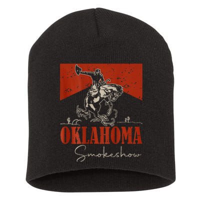 Oklahoma Smokeshow Western Rodeo Short Acrylic Beanie