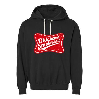 Oklahoma Smokeshow Western Country Music Cowboy Garment-Dyed Fleece Hoodie