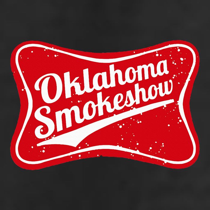 Oklahoma Smokeshow Western Country Music Cowboy 7 Panel Mesh Trucker Snapback Hat