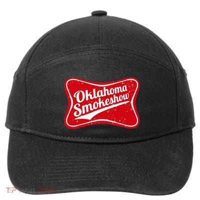 Oklahoma Smokeshow Western Country Music Cowboy 7-Panel Snapback Hat