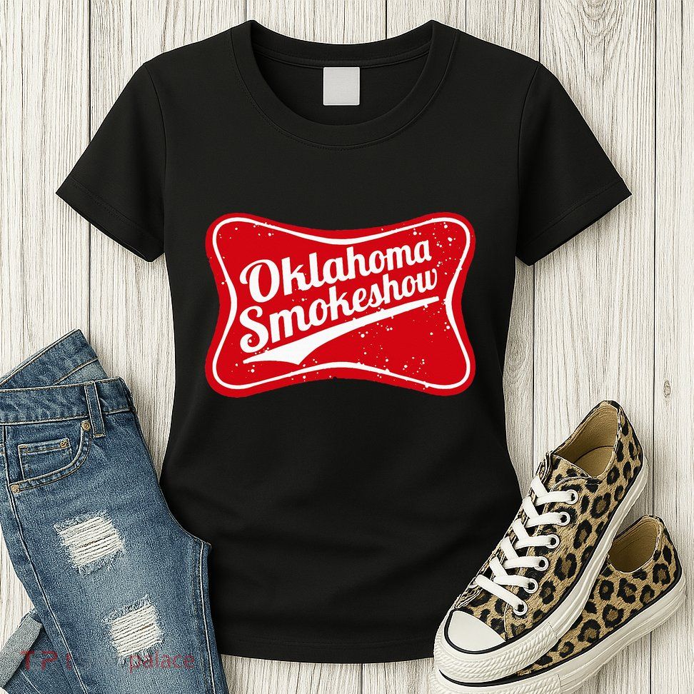 Oklahoma Smokeshow Western Country Music Cowboy Womens T-Shirt