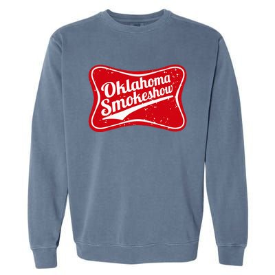 Oklahoma Smokeshow Western Country Music Cowboy Garment-Dyed Sweatshirt