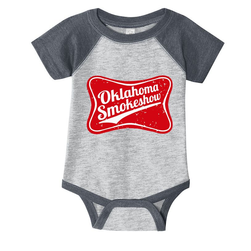 Oklahoma Smokeshow Western Country Music Cowboy Infant Baby Jersey Bodysuit