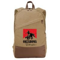 Oklahoma Smokeshow Western Country Cotton Canvas Backpack