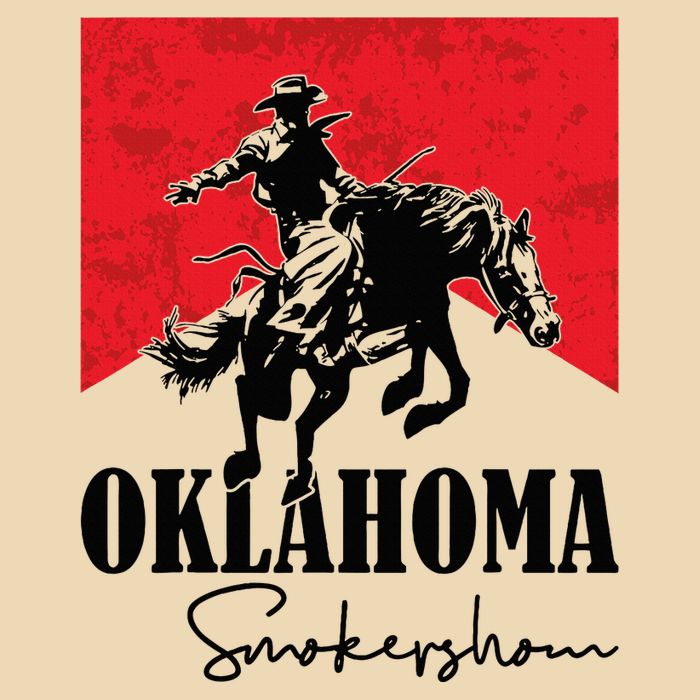 Oklahoma Smokeshow Western Country Drawstring Bag