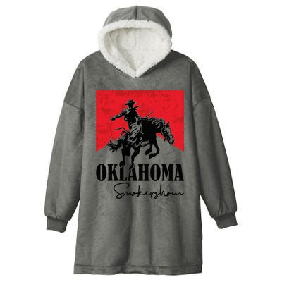 Oklahoma Smokeshow Western Country Hooded Wearable Blanket