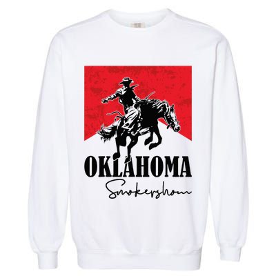 Oklahoma Smokeshow Western Country Garment-Dyed Sweatshirt