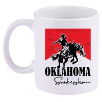 Oklahoma Smokeshow Western Country 11oz C Handle Ceramic Mug