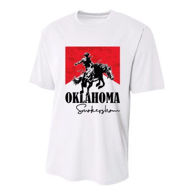Oklahoma Smokeshow Western Country Youth Performance Sprint T-Shirt
