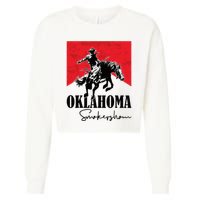 Oklahoma Smokeshow Western Country Cropped Pullover Crew