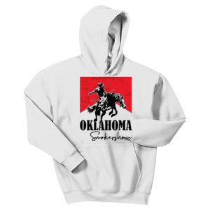 Oklahoma Smokeshow Western Country Kids Hoodie