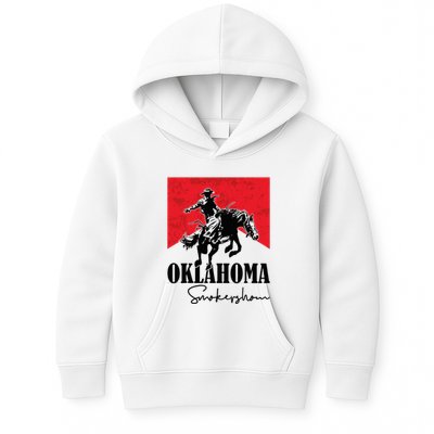 Oklahoma Smokeshow Western Country Kids Hoodie