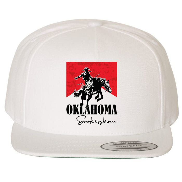 Oklahoma Smokeshow Western Country Wool Snapback Cap