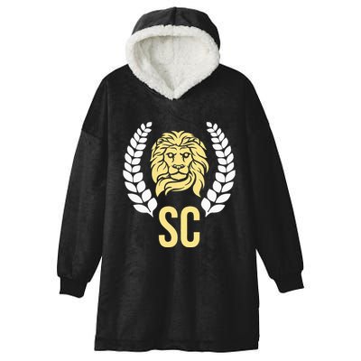 Orlando Soccer With Lion Crest Sc Hooded Wearable Blanket