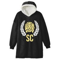 Orlando Soccer With Lion Crest Sc Hooded Wearable Blanket
