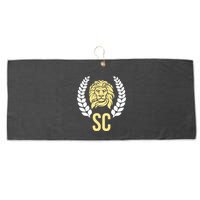 Orlando Soccer With Lion Crest Sc Large Microfiber Waffle Golf Towel