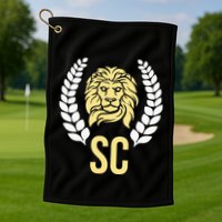 Orlando Soccer With Lion Crest Sc Golf Towel