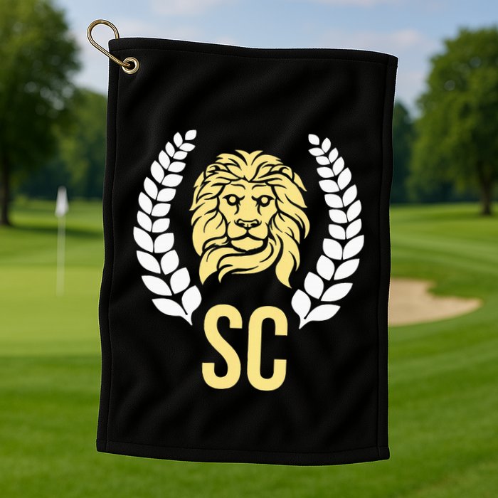 Orlando Soccer With Lion Crest Sc Golf Towel
