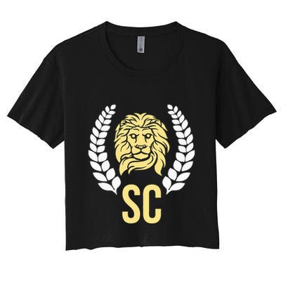 Orlando Soccer With Lion Crest Sc Crop Top