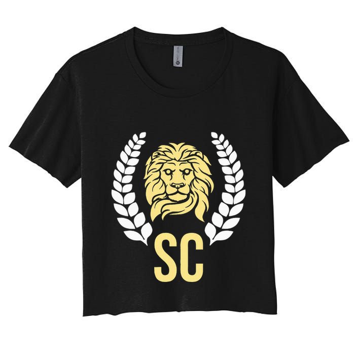 Orlando Soccer With Lion Crest Sc Crop Top