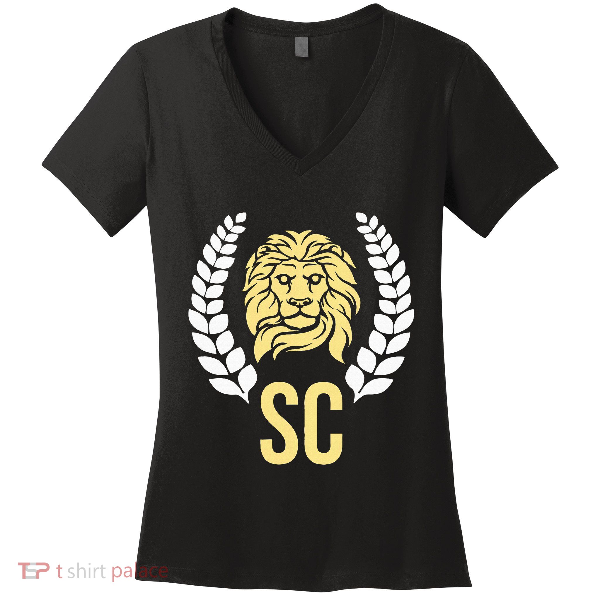 Orlando Soccer With Lion Crest Sc Women's V-Neck T-Shirt