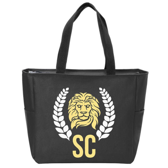 Orlando Soccer With Lion Crest Sc Zip Tote Bag
