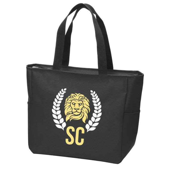 Orlando Soccer With Lion Crest Sc Zip Tote Bag