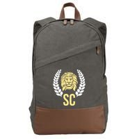 Orlando Soccer With Lion Crest Sc Cotton Canvas Backpack