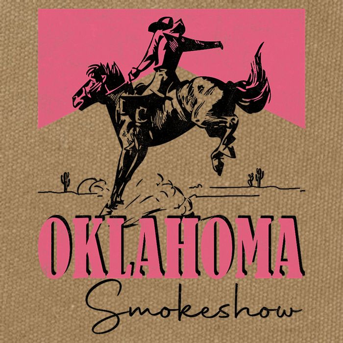 Oklahoma Smokeshow Western Oklahoma Smokeshow Cotton Canvas Backpack