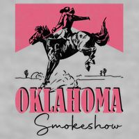 Oklahoma Smokeshow Western Oklahoma Smokeshow Ladies PosiCharge Tri-Blend Wicking Tank