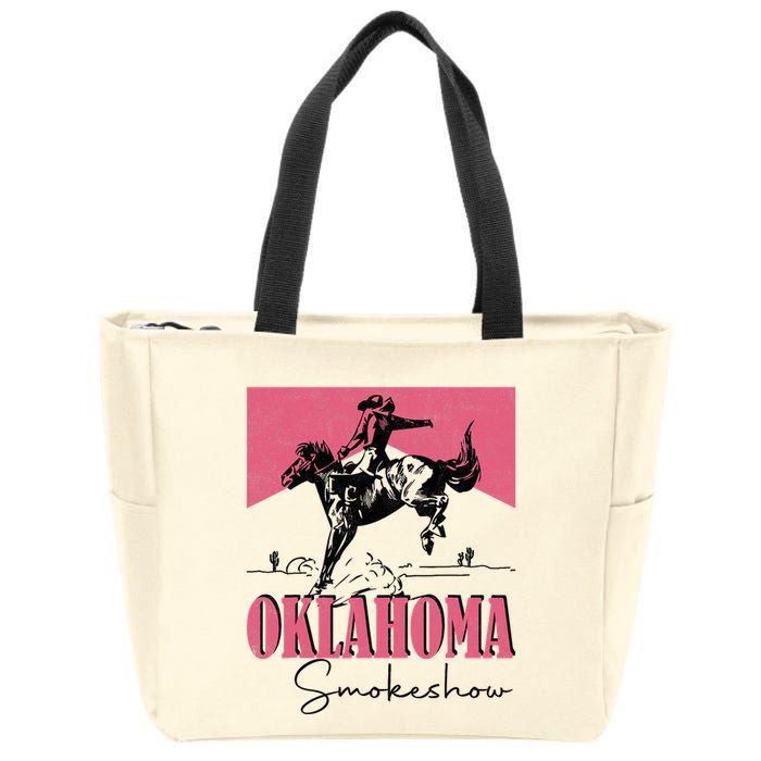 Oklahoma Smokeshow Western Oklahoma Smokeshow Zip Tote Bag