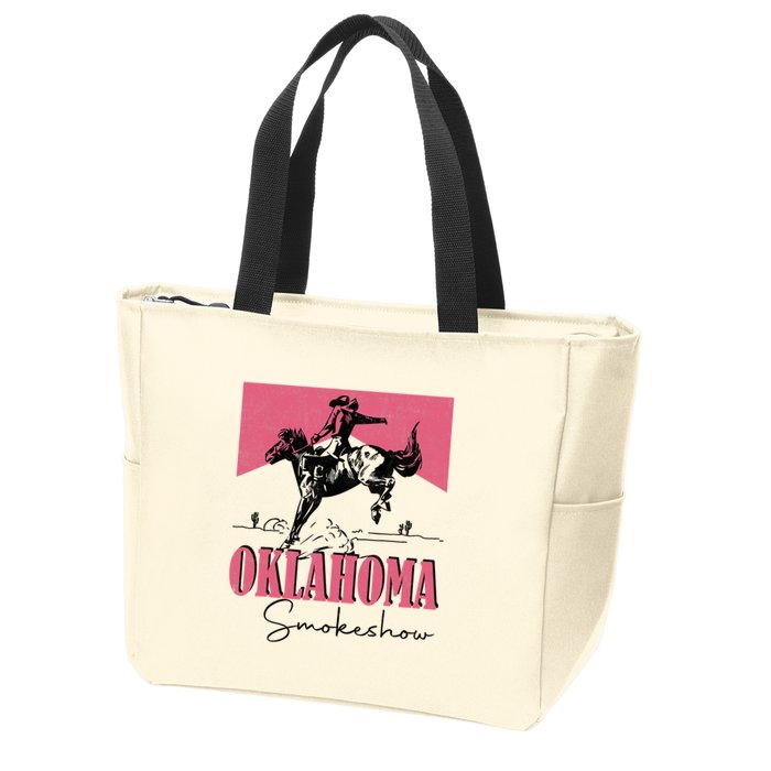 Oklahoma Smokeshow Western Oklahoma Smokeshow Zip Tote Bag