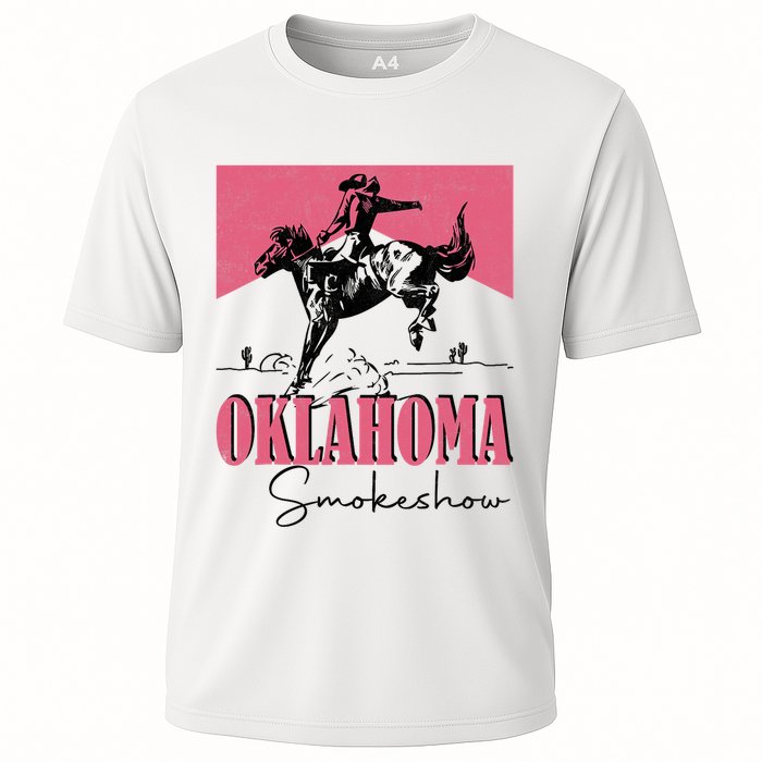 Oklahoma Smokeshow Western Oklahoma Smokeshow Cooling Performance Crew T-Shirt